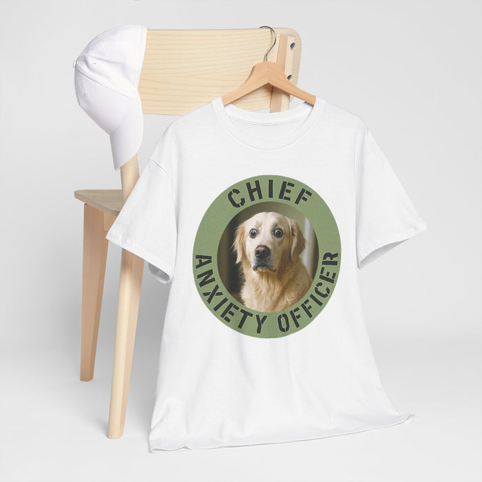 Chief Anxiety Officer T-Shirt — Funny Dog Graphic Tee
