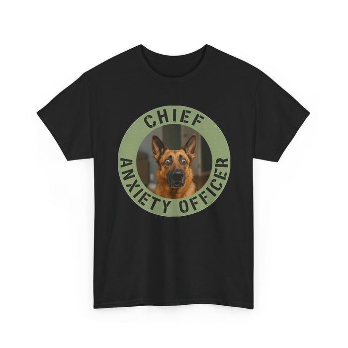 Chief Anxiety Officer Dog T-Shirt