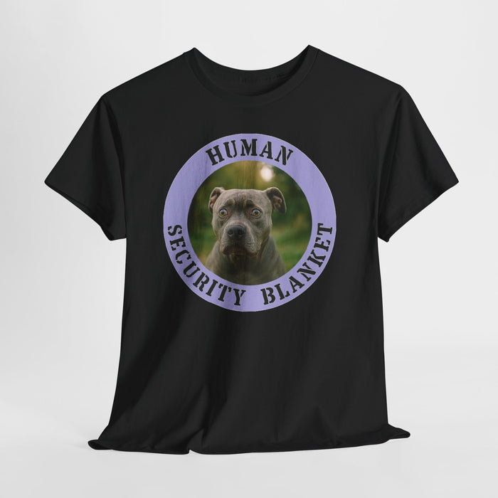 Pit Bull Dog "Human Security Blanket" T‑Shirt