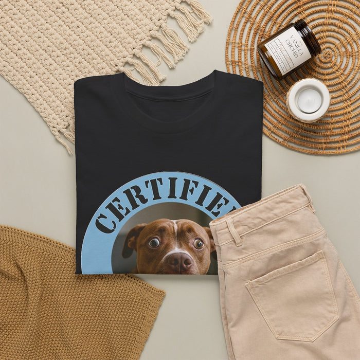 Certified Velcro Dog T-Shirt — Funny Dog Lover Tee