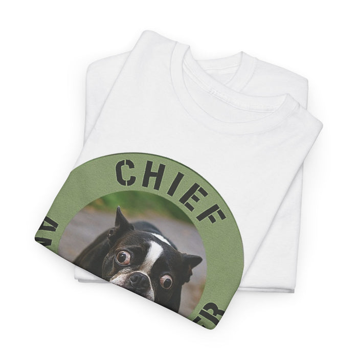 Chief Anxiety Officer Dog T-Shirt — Funny Pet Lover Tee