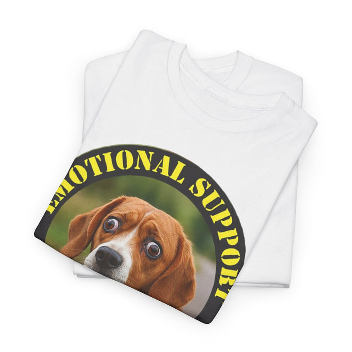 Emotional Support Human T-Shirt — Cute Beagle Pet Lover Tee