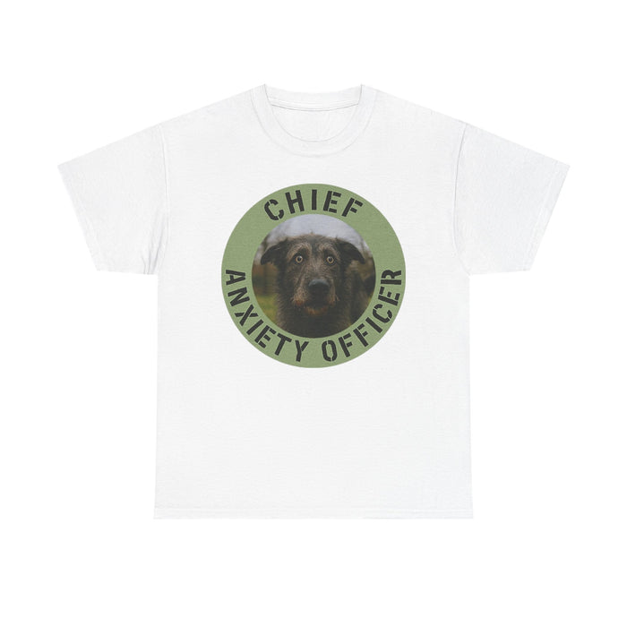 Chief Anxiety Officer T-Shirt — Funny Dog Pet Owner Tee