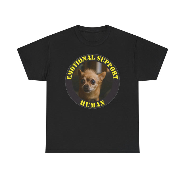 Emotional Support Human T-Shirt — Funny Chihuahua Rescue Tee