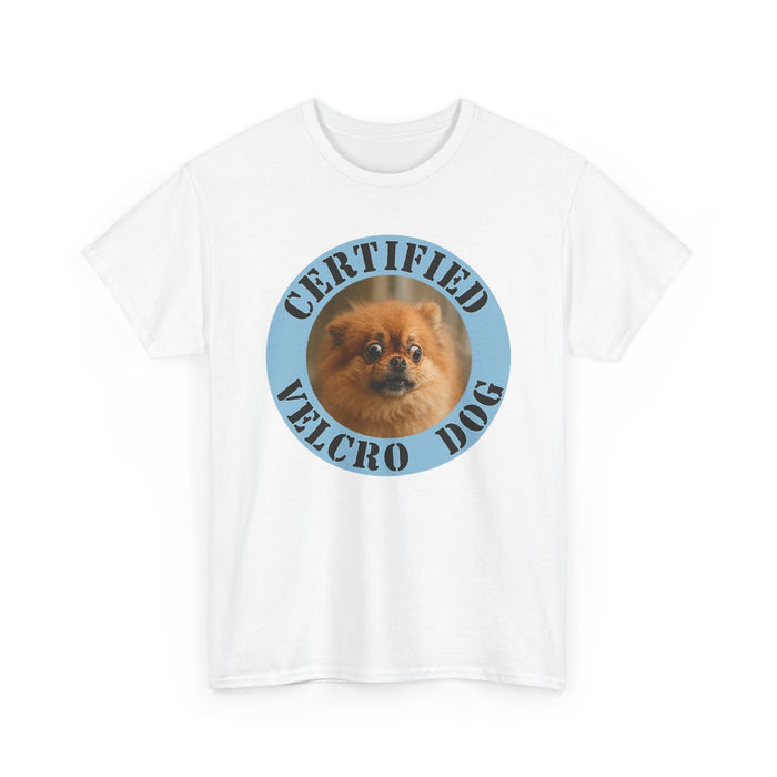 Certified Velcro Dog T-Shirt — Cute Pomeranian Graphic Tee