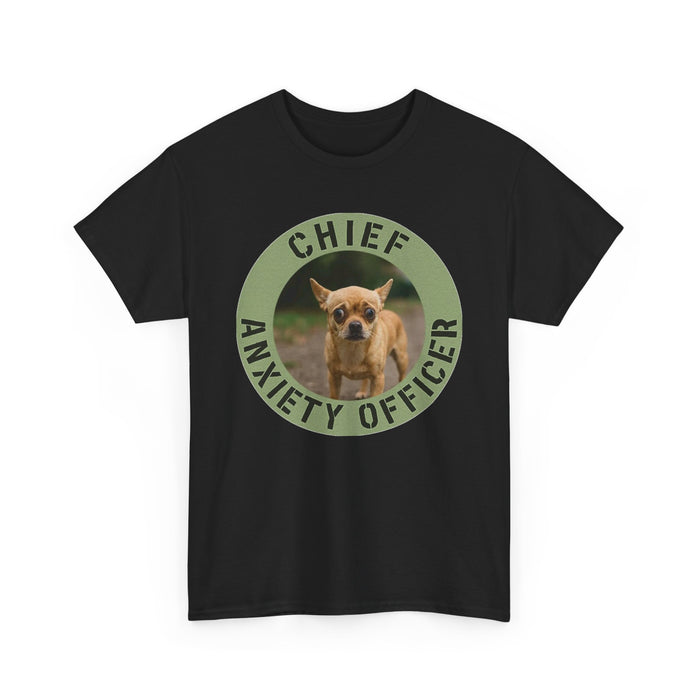 Chief Anxiety Officer T-Shirt – Funny Chihuahua Pet Tee