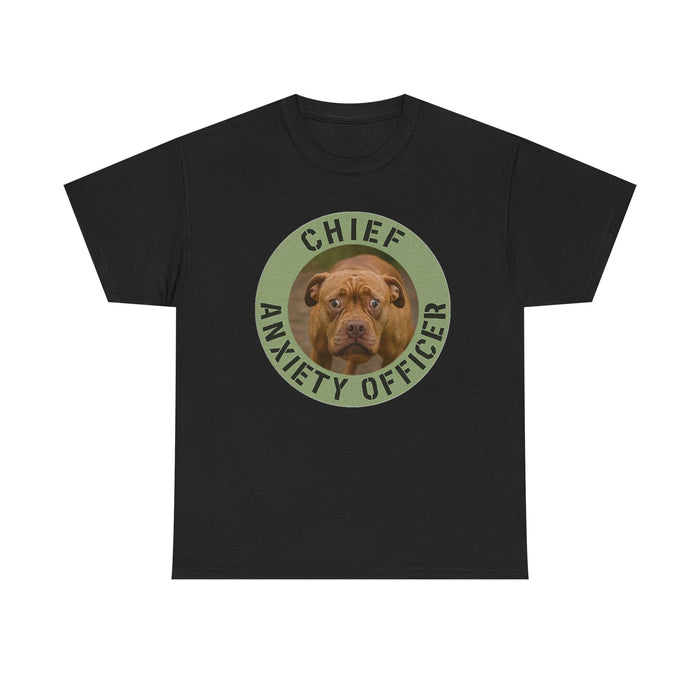Chief Anxiety Officer Dog T-Shirt – Funny Pet Lover Tee