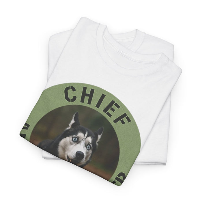 Chief Anxiety Officer T‑Shirt — Funny Dog Graphic Tee for Pet Lovers