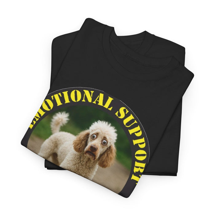 Emotional Support Human T-Shirt — Cute Poodle Pet Lover Tee
