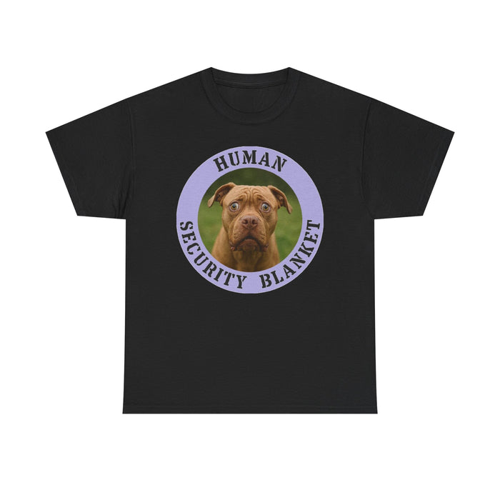 Pit Bull Human Security Blanket Dog T-Shirt — Cute Pitbull Graphic Tee