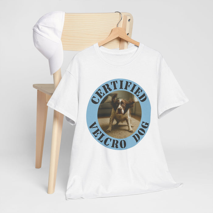 Certified Velcro Dog T‑Shirt — Funny Dog Lover Tee