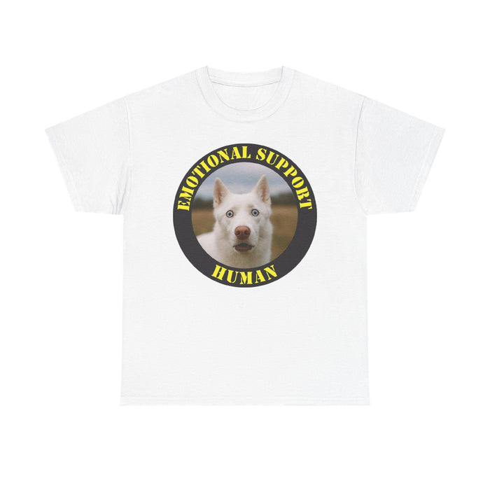 T‑Shirt — "Emotional Support Human" Husky Rescue Tee
