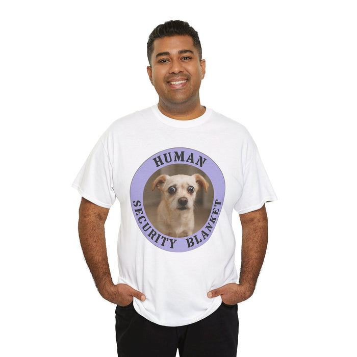 Dog 'Human Security Blanket' T-Shirt — Cute Rescue Pup Graphic Tee