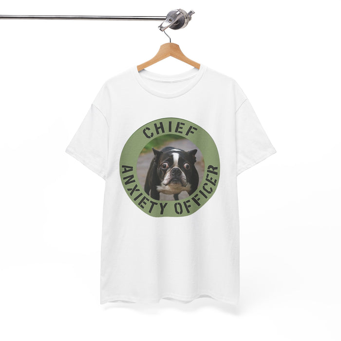 Chief Anxiety Officer Dog T-Shirt — Funny Pet Lover Tee