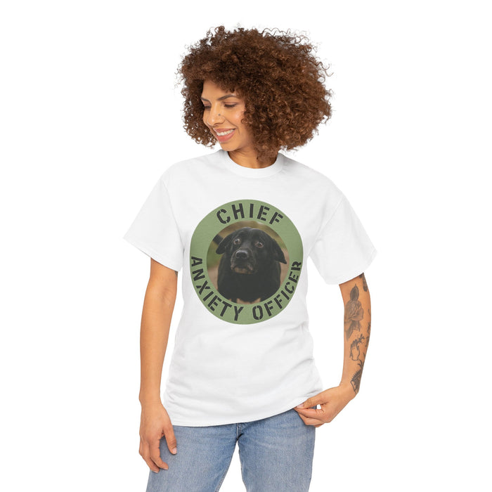 Chief Anxiety Officer T‑Shirt — Funny Dog Graphic Tee for Anxious Dog Lovers