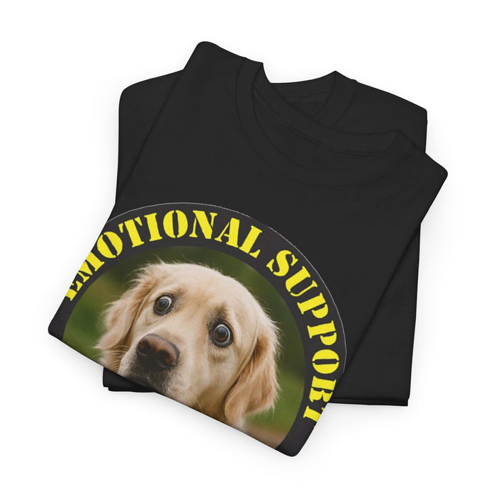 Emotional Support Human Tee — Cute Labrador Pet Therapy T‑Shirt