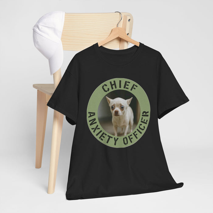 Chief Anxiety Officer T-Shirt — Funny Dog Graphic Tee