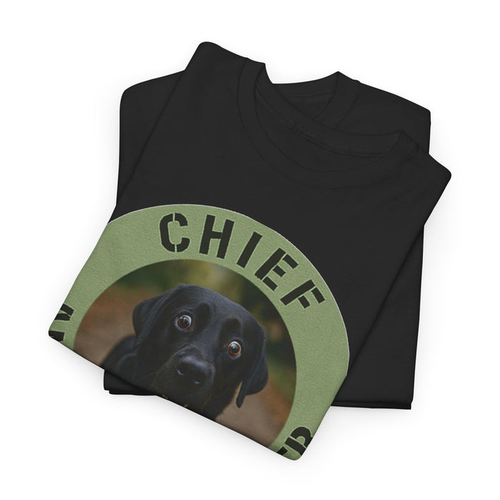 Chief Anxiety Officer T-Shirt — Funny Dog Graphic Tee for Pet Lovers