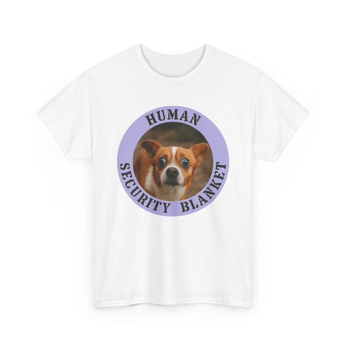 Dog 'Human Security Blanket' T-Shirt — Cute Pet Graphic Tee