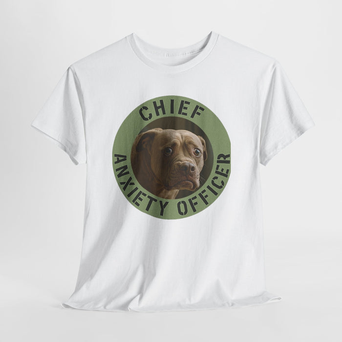 Chief Anxiety Officer Dog T-Shirt
