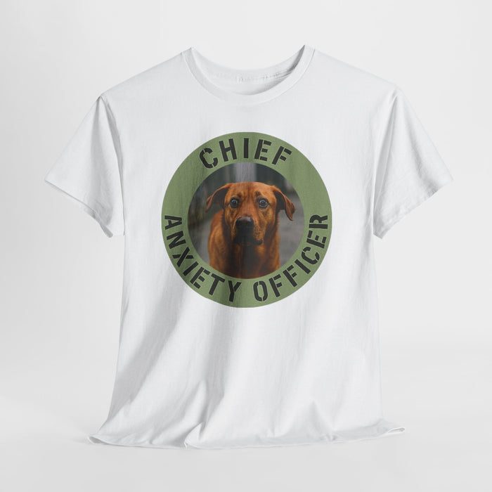 Chief Anxiety Officer Dog T-Shirt