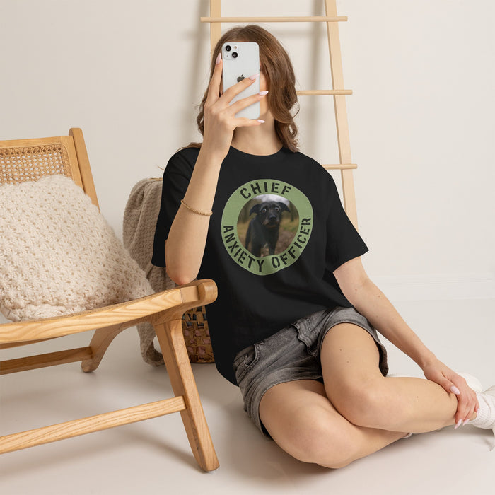 Chief Anxiety Officer Dog T-Shirt – Funny Pet Lover Tee
