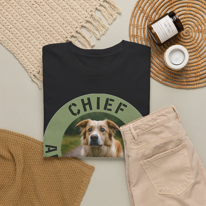 Chief Anxiety Officer T-Shirt — Funny Dog Graphic Tee for Dog Lovers