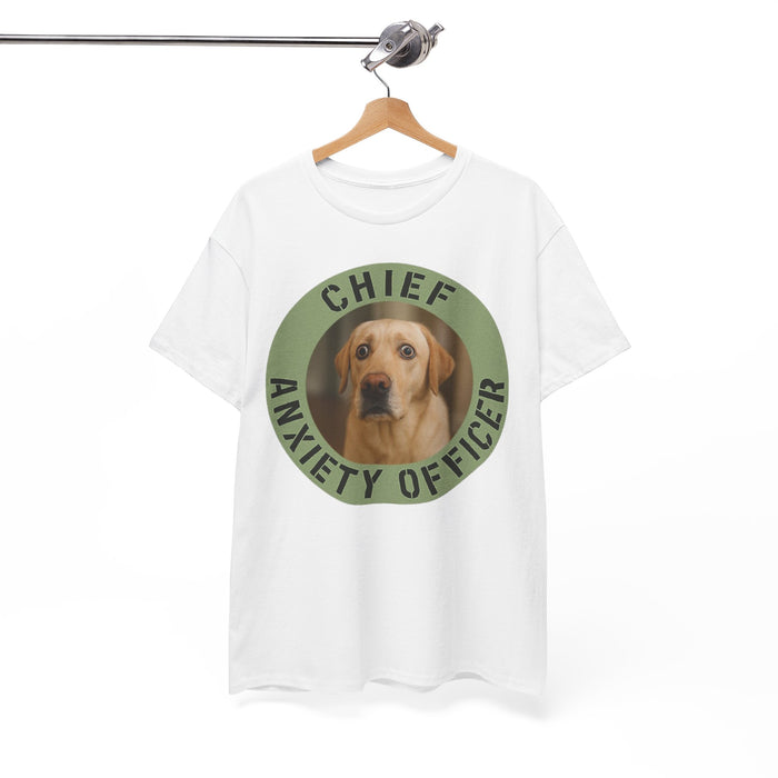 Chief Anxiety Officer Dog T-Shirt — Funny Pet Lover Tee
