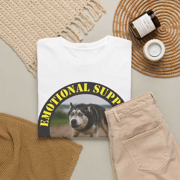 Emotional Support Human T-Shirt — Funny Rescue Dog Graphic Tee