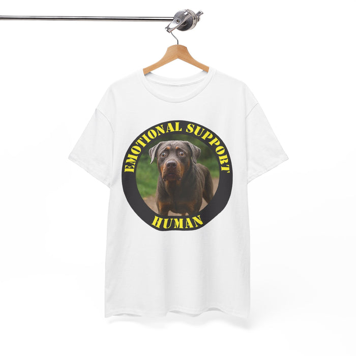 Emotional Support Human T-Shirt — Funny Dog Therapy Tee