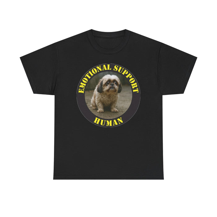 Emotional Support Human T-Shirt — Cute Dog Graphic  Shih Tzu Tee