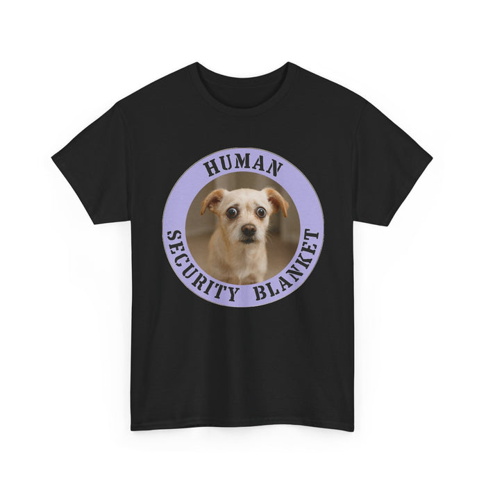 Dog 'Human Security Blanket' T-Shirt — Cute Rescue Pup Graphic Tee