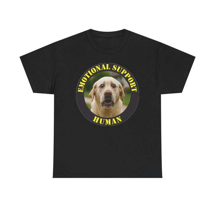 Emotional Support Human T-Shirt — Cute Labrador Pet Therapy Tee