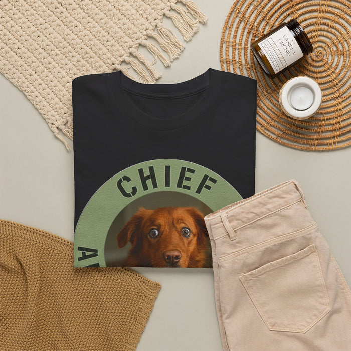 Chief Anxiety Officer T-Shirt – Cute Dog Graphic Tee for Dog Lovers