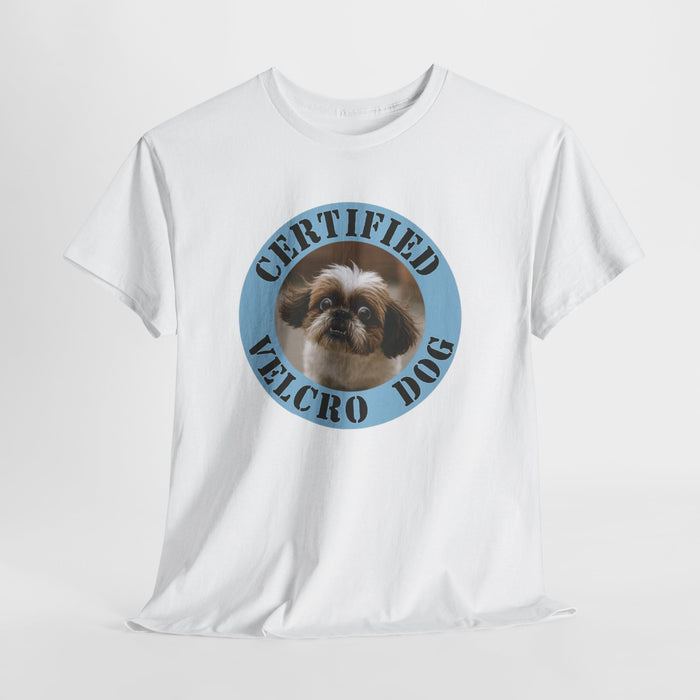 Certified Velcro Dog T‑Shirt — Funny Shih Tzu Pet Tee