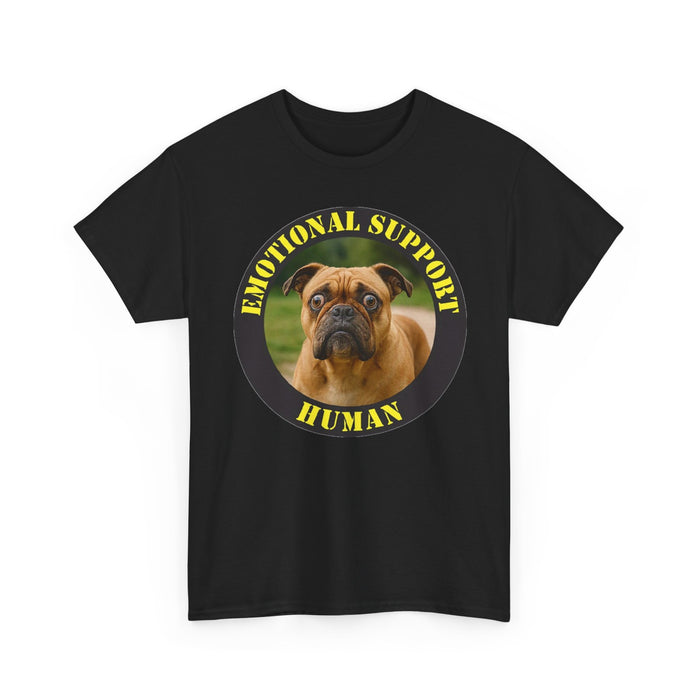Emotional Support Human Dog T-Shirt – Funny Pet Lover Tee
