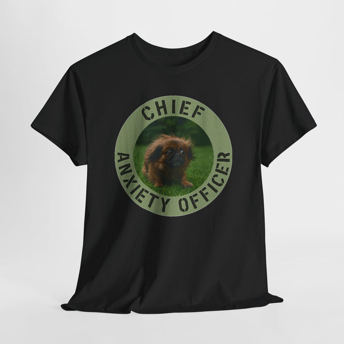 Chief Anxiety Officer T-Shirt — Funny Dog Graphic Tee