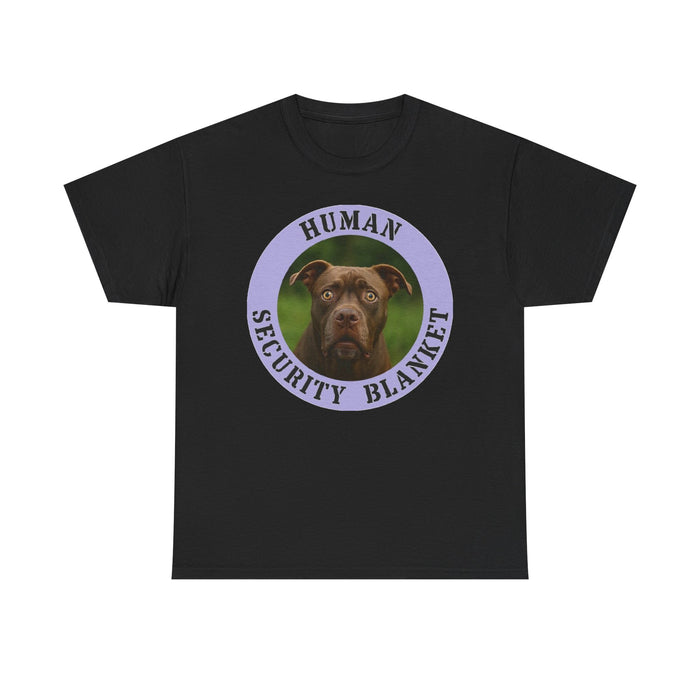 Pit Bull Human Security Blanket Dog T-Shirt