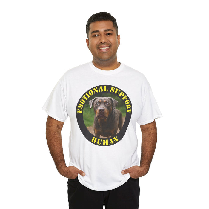 Emotional Support Human T-Shirt — Funny Dog Therapy Tee