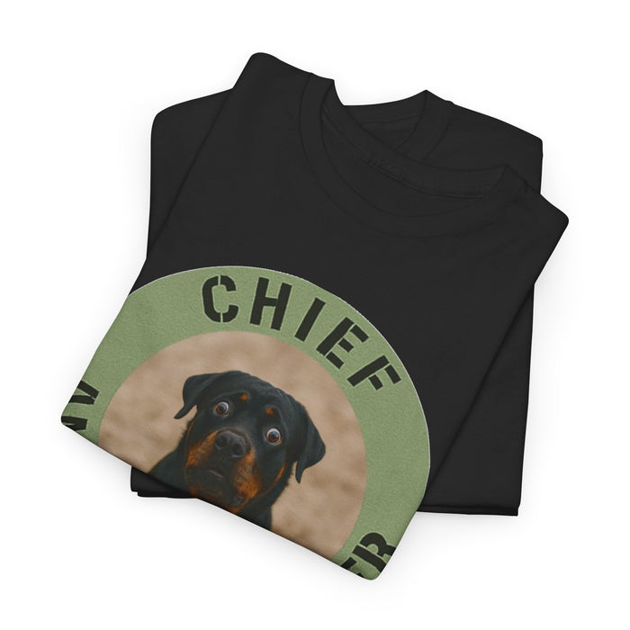 Chief Anxiety Officer Dog T-Shirt – Funny Rottweiler Pet Tee