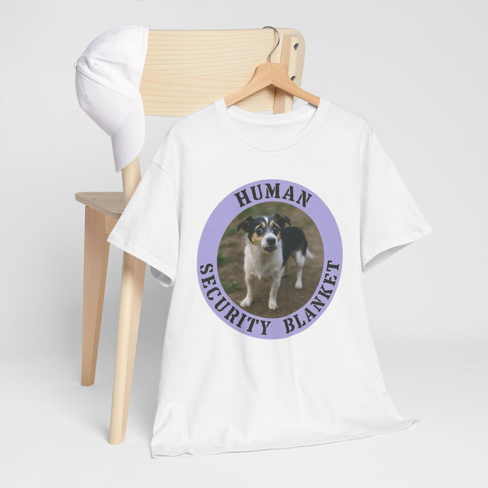 T-Shirt — "Human Security Blanket" Cute Puppy Graphic Tee