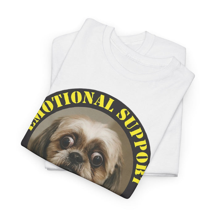 T-Shirt — "Emotional Support Human" Cute Dog Graphic Tee