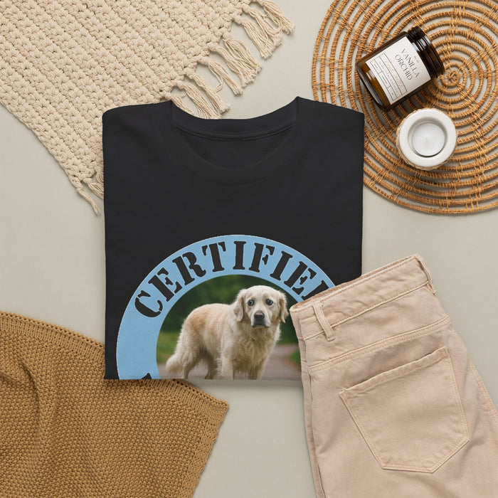 Certified Velcro Dog T‑Shirt — Funny Dog Lover Tee