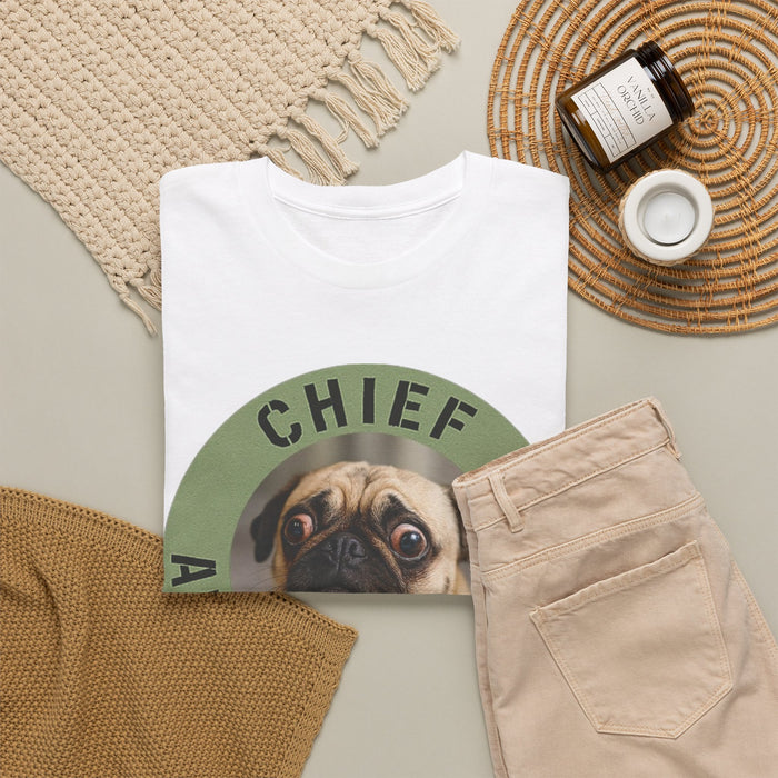 T-Shirt - "Chief Anxiety Officer" Pug Graphic Tee