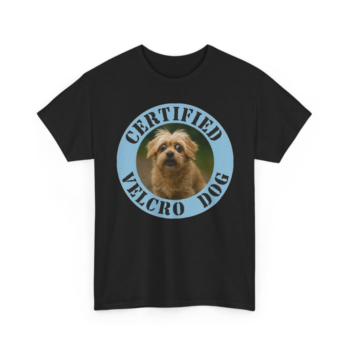 Maltese Certified Velcro Dog T-Shirt — Cute Pet Photo Tee for Dog Lovers