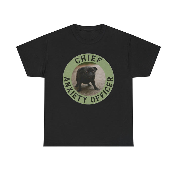 Chief Anxiety Officer T-Shirt — Funny Dog Graphic Tee
