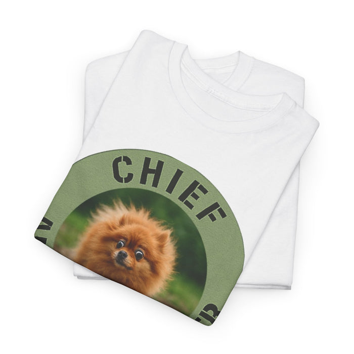 Chief Anxiety Officer T-Shirt – Funny Pomeranian Anxiety Graphic Tee
