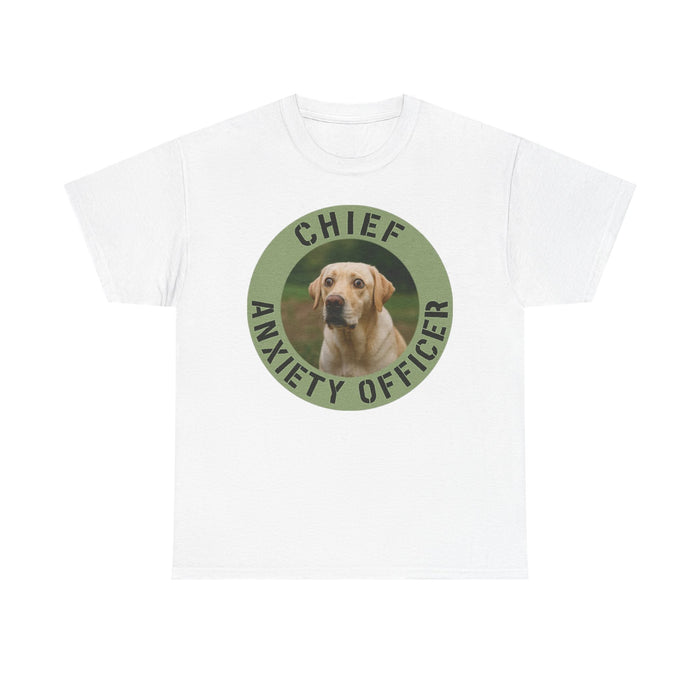 Chief Anxiety Officer T-Shirt — Funny Dog Graphic Tee