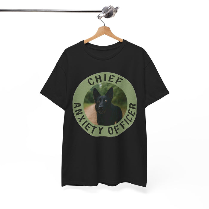 Chief Anxiety Officer T-Shirt — Funny Dog Rescue Pet Lover Tee