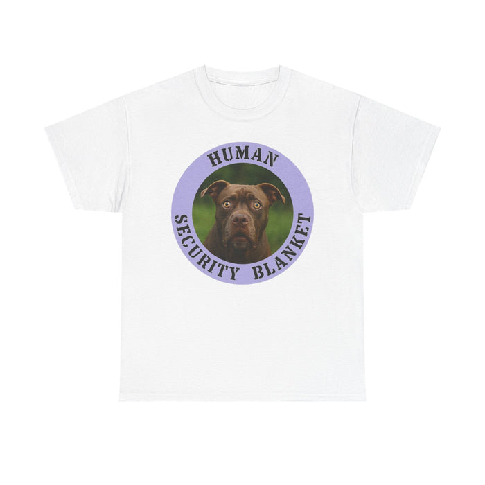 Pit Bull Human Security Blanket Dog T-Shirt